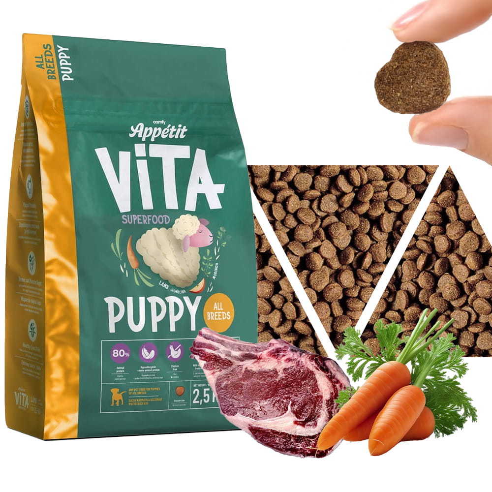 Comfy Appetit Vita Puppy Lamb Karma Sucha Dla Szczeniąt Jagnięcina 2,5kg